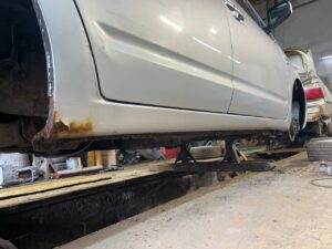 Кузовной ремонт Toyota Prius в Минске - восстановление кузова