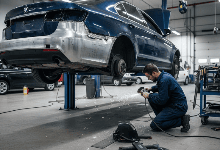 Усиление порогов автомобиля в Минске - кузовной ремонт